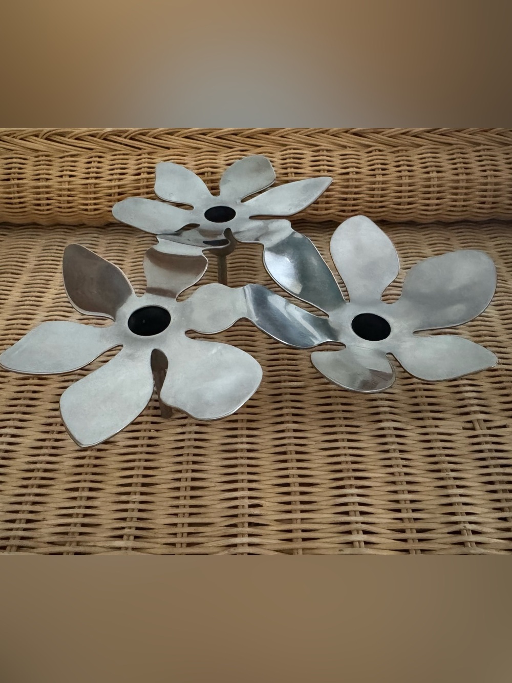 Vtg 90s IKEA Florsl Candleholders - Picture 3 of 8